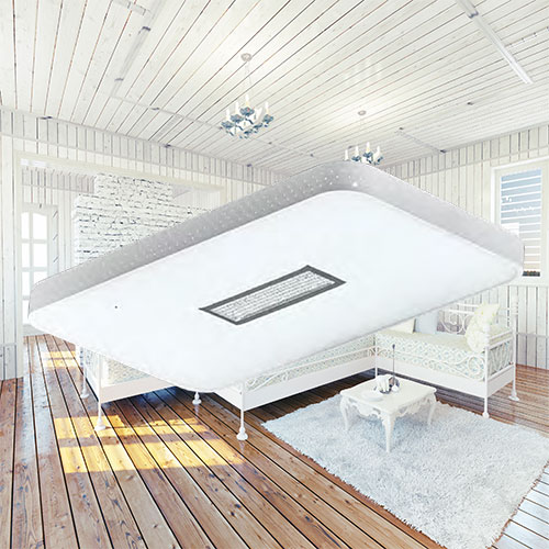 LED 비즈 화이트 직사각 방등/거실등 50W